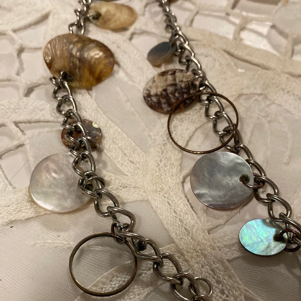 J Jill freshwater pearl shell necklace